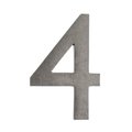 Perfectpatio Floating House Number 4, Antique Pewter - 5 in. PE2522197